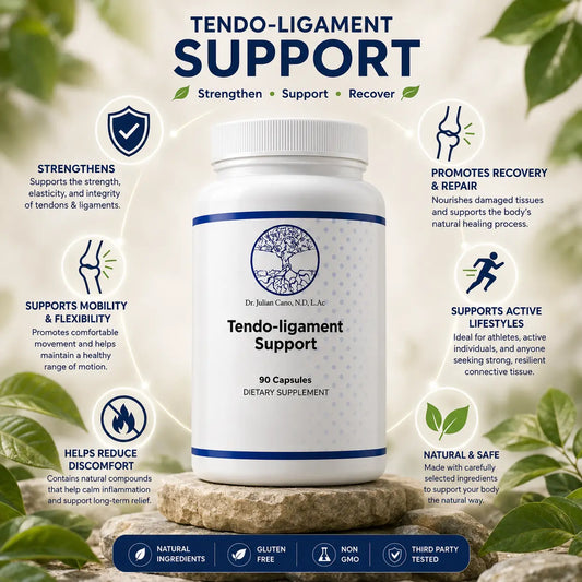 Tendo-Ligament Support 90 Capsules - Strengthens tendons and ligaments, supports mobility and flexibility, promotes recovery and repair