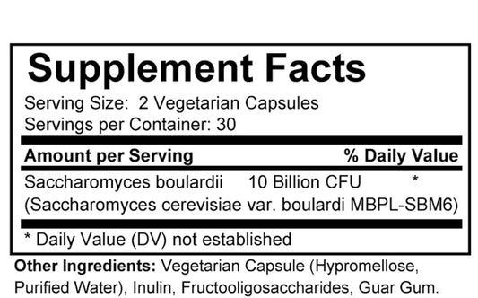Daily probiotic supplement bottle for gut and immune support by Dr. Julian Cano