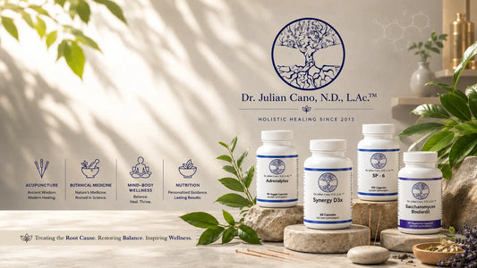 Dr. Julian Cano naturopathic doctor and acupuncturist practitioner-grade supplements and integrative medicine practice