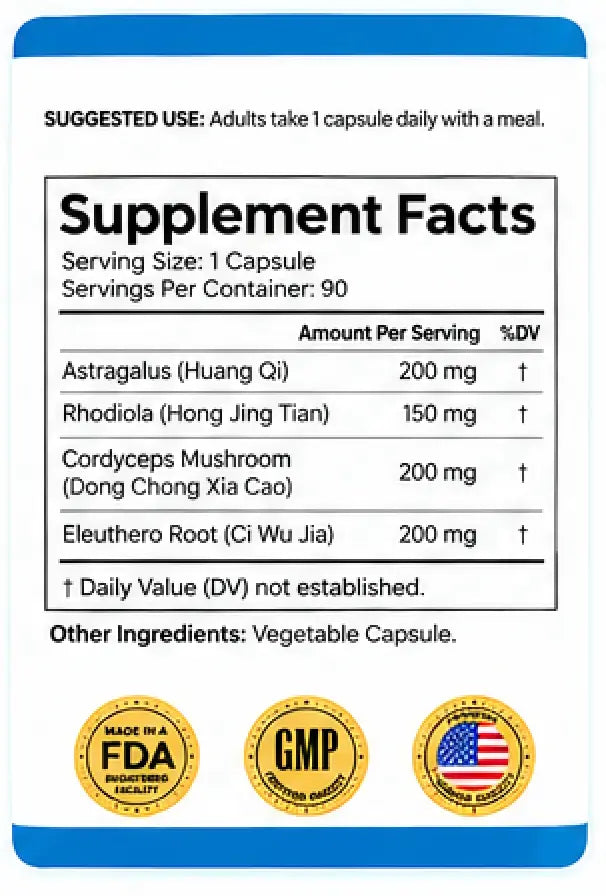 Dr. Julian Cano Adrenalplex bottle, 90 veggie capsules